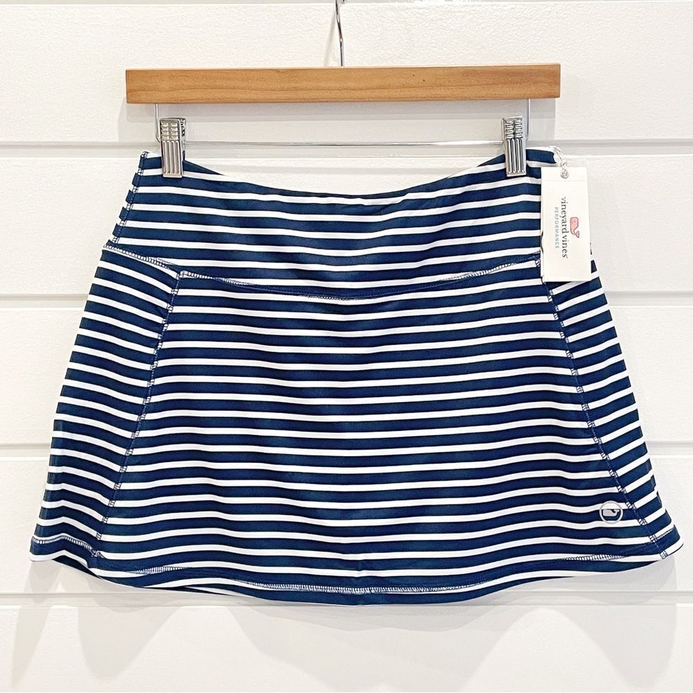 Vineyard Vines Printed Performance Shortie Skort Deep Bay Size Small New W/ Tags